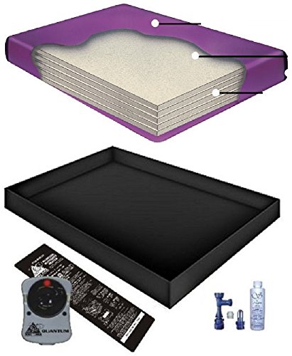 Boyd's 98% WAVELESS WATERBED Mattress/Liner/Heater/Fill Drain/Conditioner KIT (Queen 60x84 Tranq5G2)