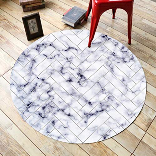 Tapis antidérapant rond pour sécuriser les sols lisses du salon