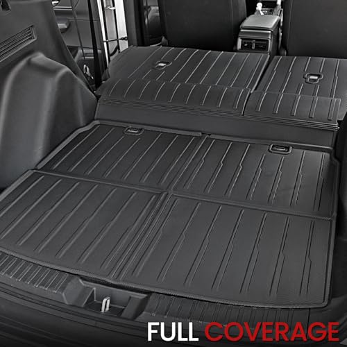 Image of Cargo Liner Backrest Mats for Honda CRV 2026 2025 2024 2023 Car Mat Accessories, All Weather TPE Trunk Cargo Liner SeatBack Mat for CR-V Gas Hybrid(Backrest Mats+Trunk Mat)