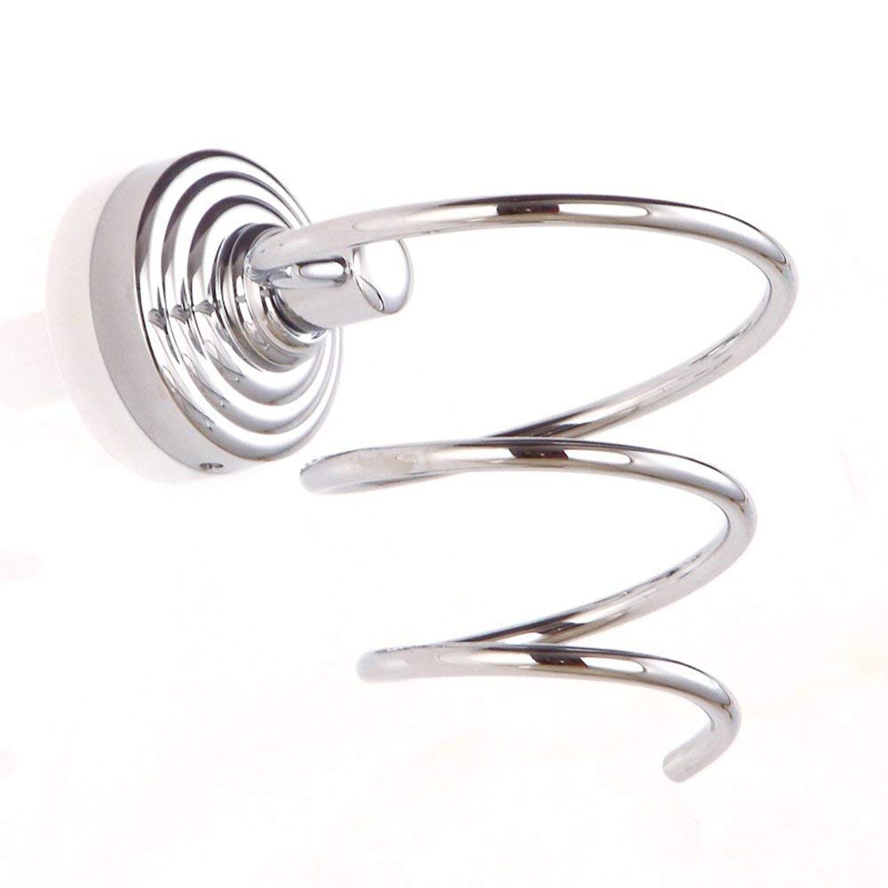 GZZ Pendentifs Haut de Gamme de matériel d'anti-Rouille d'électrodéposition de Salle de Bains européenne, Support en Spirale de sèche-Cheveux de Salon de Coiffure,B