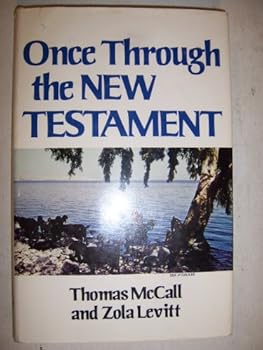 Hardcover Once through the New Testament Book