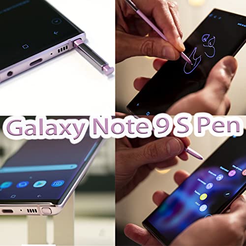 Lápiz S Pen Galaxy Note 9 de repuesto N960 morado lavanda stylus pen con Bluetooth pack 2 5