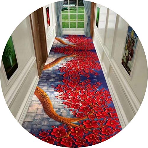 Felpudos moqueta corredor 3D con alfombras de pasillo largo antideslizantes 2