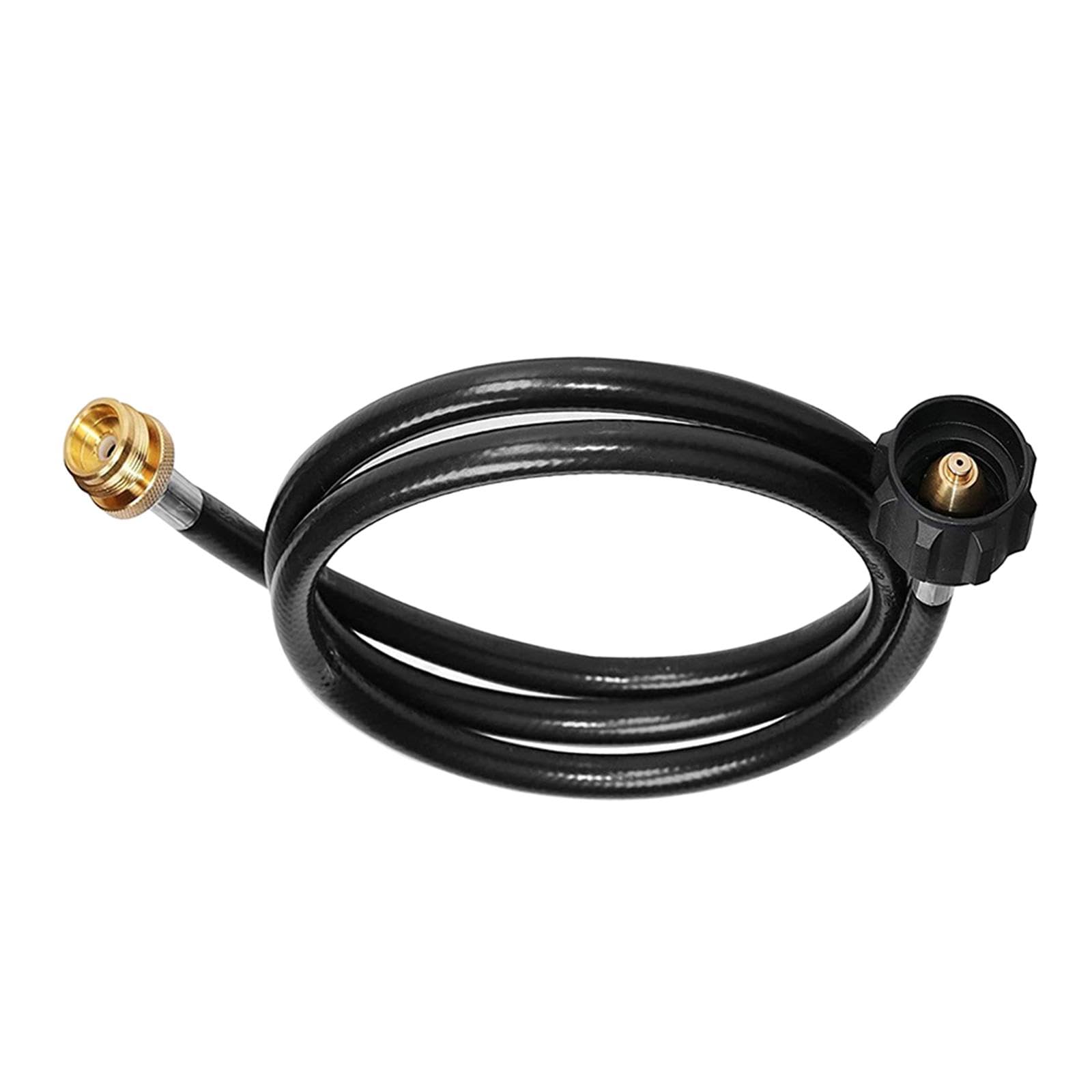 Getuse Multicolor Propane Adapter Hose For Bbq, Camping & Grill - 1-Foot Propane Refill Adapter With Flat Cylinder Tank Coupler, Multi-Use- 6Ft