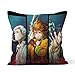 Funda de cojín, diseño de The Promised Neverland, el País Imaginar prometido para casa, dormitorio, cojín decorativo, tamaño 45 x 45 cm