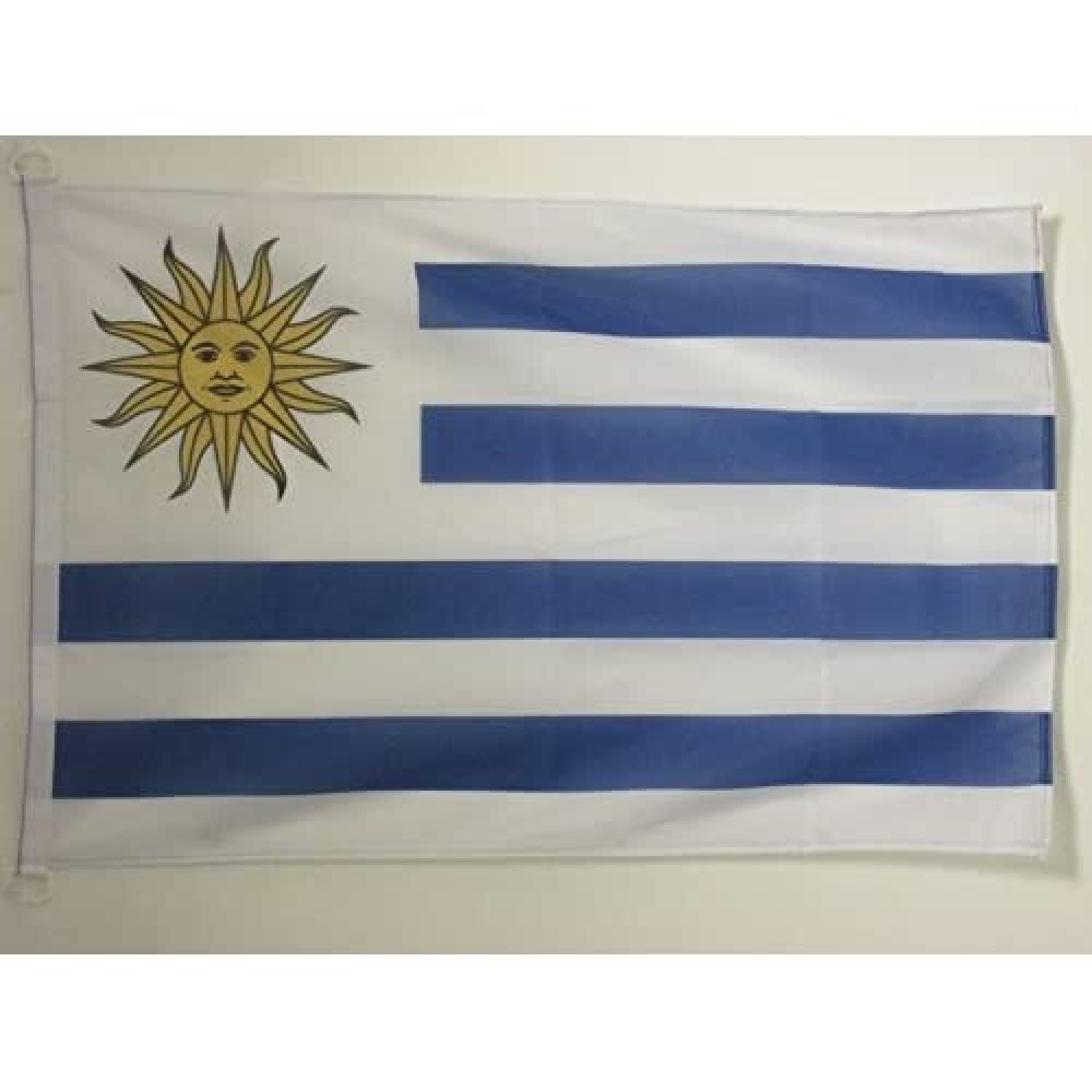 AZ FLAG Bandera Nautica de España Sin Armas 45x30 cm - Pabellón de Conveniencia Española Sin Escudo 30 x 45 Cm, Bandera de Barco con anillas — view 148