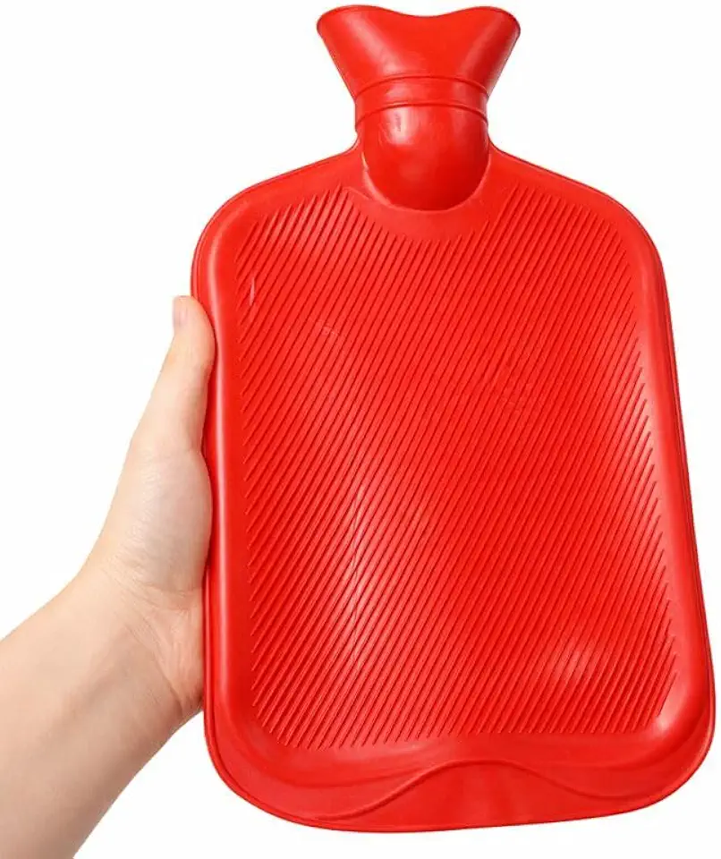 Bolsa Térmica 2 Litros Compressa Água Quente ou Fria – Reutilizável para Alívio de Dores, Cólica, Relaxamento Muscular e Aquecimento Corporal