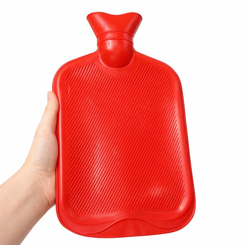 Bolsa Térmica 2 Litros Compressa Água Quente ou Fria – Reutilizável para Alívio de Dores, Cólica, Relaxamento Muscular e Aquecimento Corporal