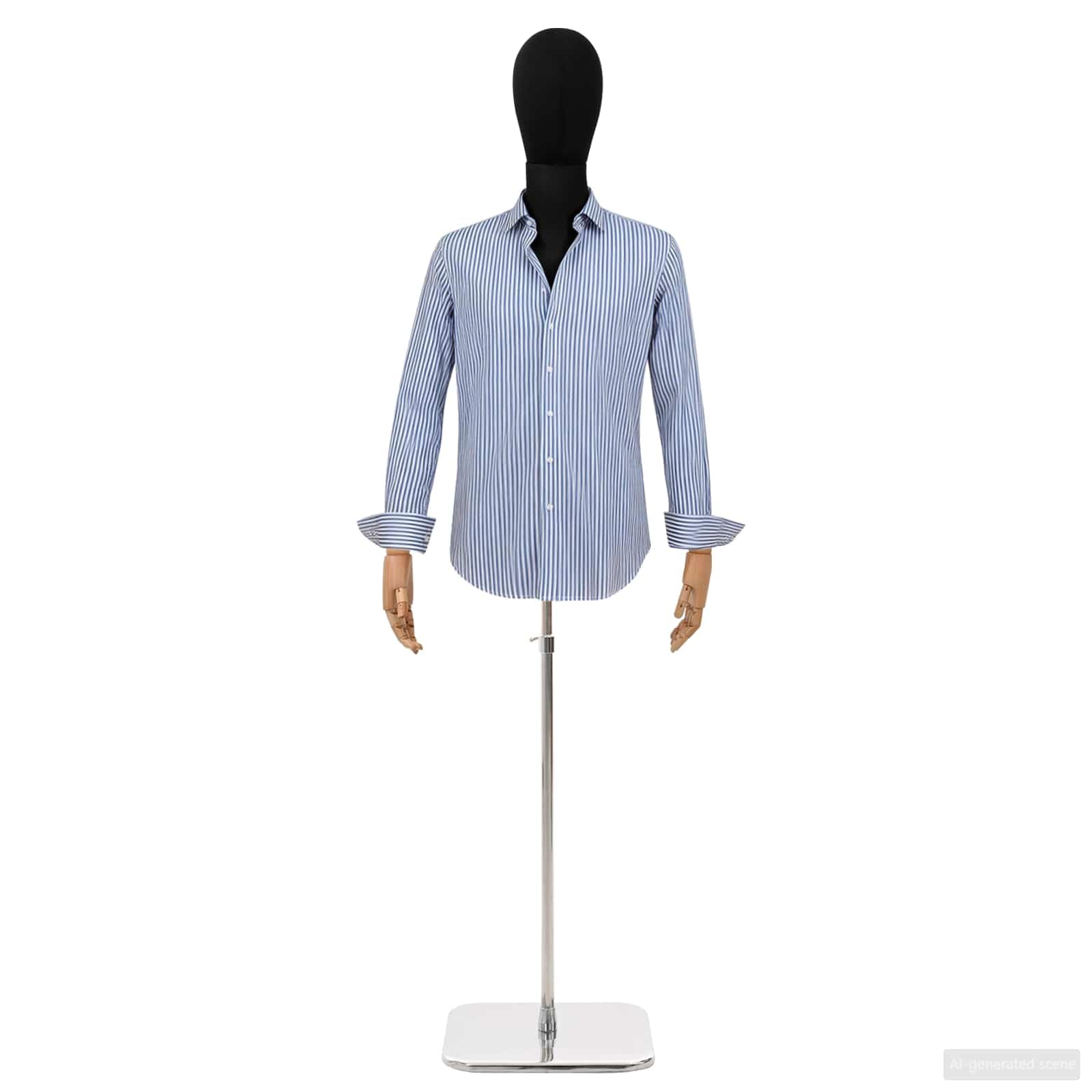 vidaXL Verstellbarer Mannequin 170-218 cm mit Standfuß Männlich PP