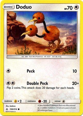 Doduo - 150/214 - Common - Unbroken Bonds