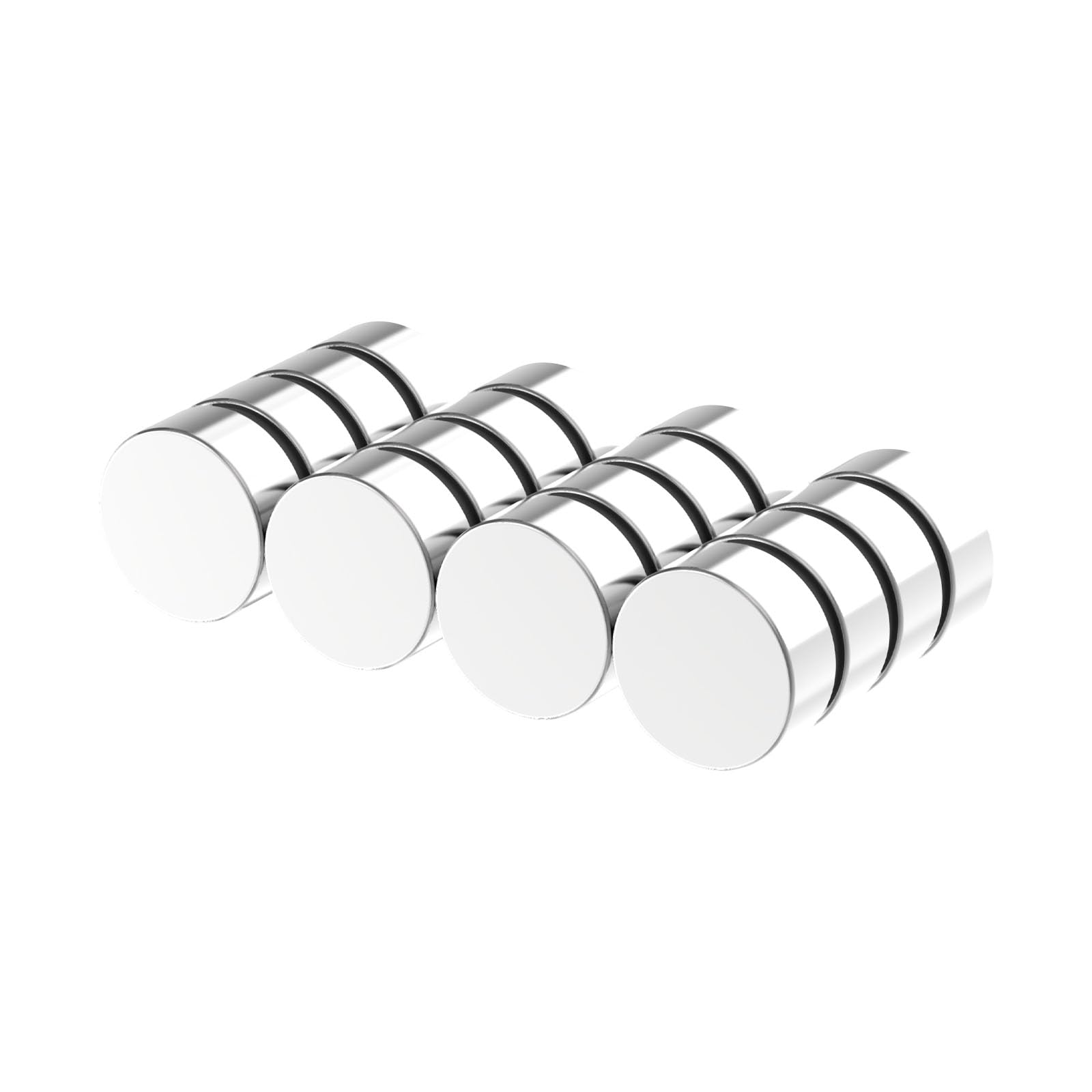 Powerful N52 Magnet - 5/8" D x 1/4" H - 16 Pack Rare Earth Magnets, Super Strong Heavy Duty Neodymium Disc Magnet for Fridge, Office, Building, Scientific, Crafts, DIY and Industrial