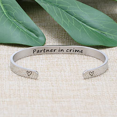 Joycuff Best Friend Gift For Women Friendship Bracelets Relationship Bff Gifts Birhtday Christmas Stainless Steel Jewlery Engraved #TOP3