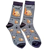 Moonlight Makers Funny Socks with Sayings - Call Me Old Fashioned - Funny Gifts for Men & Women, Novelty Socks, Fun & Crazy Humor, Gag Gifts Ideas for Birthday & Christmas, Silly Crew Graphics, Unisex