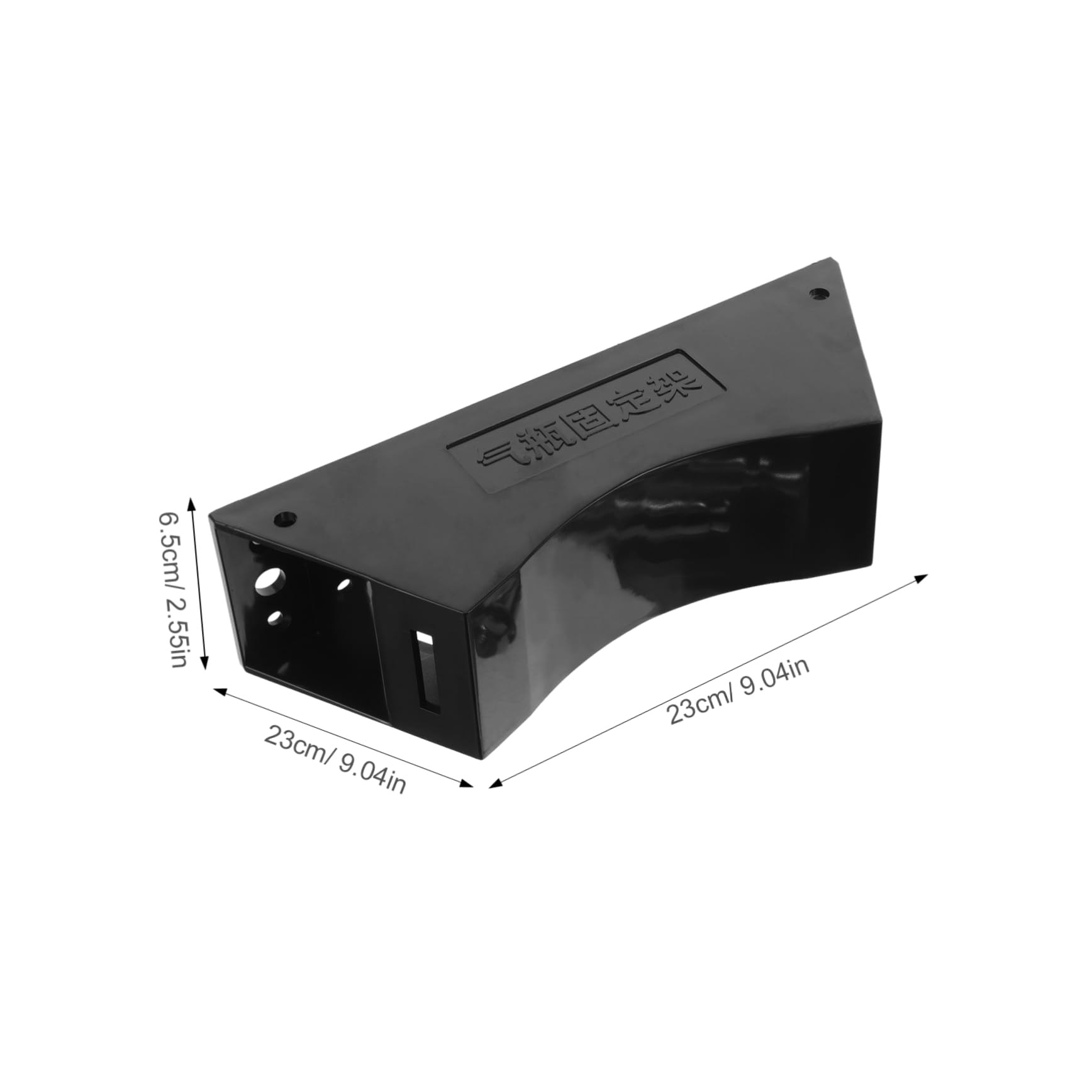 KICHOUSE Gas Bottle Holder Propane Tank Bracket Wall Gas Cylinder Bracket Wall Mount Cylinder Stand Wall Mount Cylinder Bracket Wall Cylinder Holder Wall Gas Cylinder Stand Black Pp