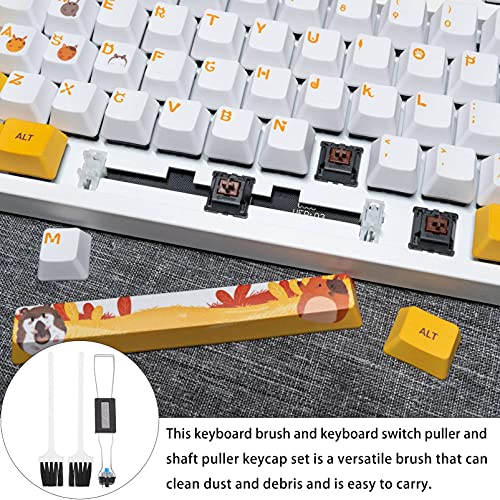 Lurrose 3 Pcs Escovas De Limpeza Ferramenta de Limpeza Computador Escova Teclado Teclado Mecânico