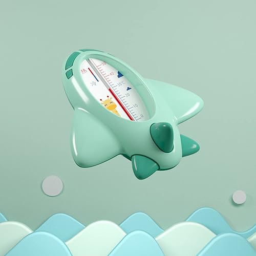 Miniatura 2 de Termómetro de baño, termómetro de seguridad para bebés con forma de avión, precioso, multifuncional, temperatura del agua para bebés recién nacidos,
