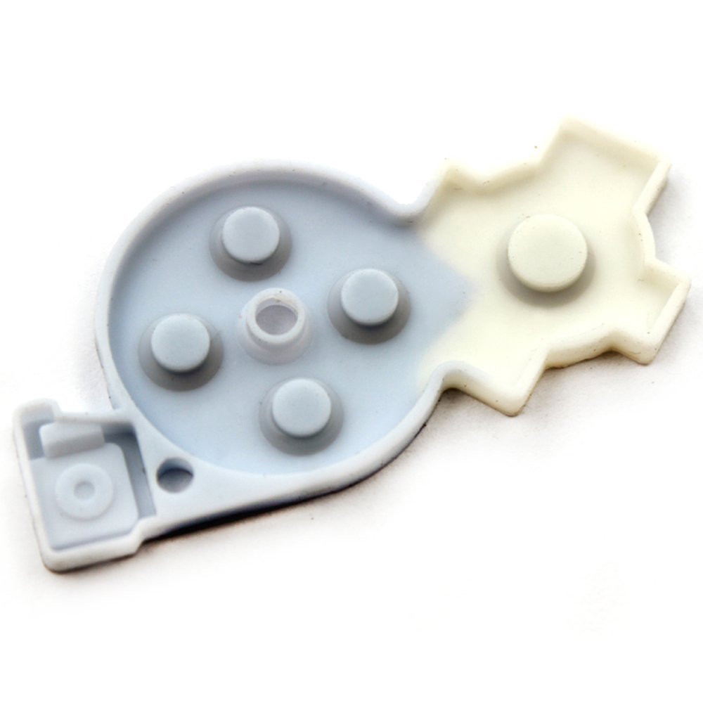 Manette Xbox 360 Filaire Create Idea 2 Sets Tampons De Boutons En Silicone Pour Consoles De Jeux Adhésif Conducteur Tampon De Boutons Conducteurs Portable Compatible Avec Sega Game Gear Pièce De Rechange