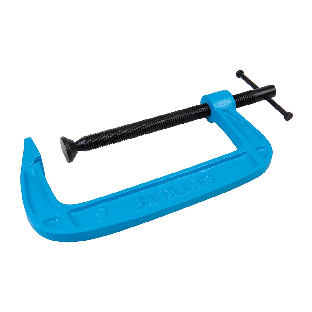 Silverline Blue 3005C 605787 Light Duty G Clamp 150 Mm