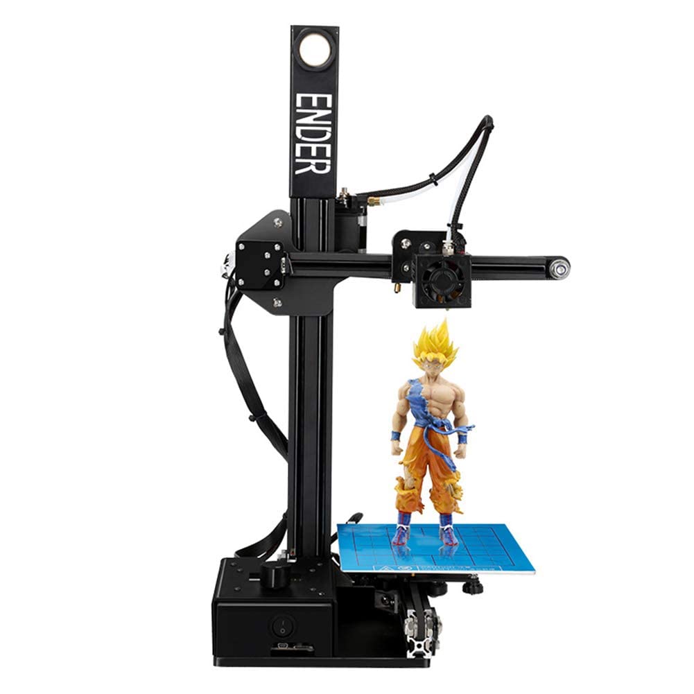 Mini 3D Printer, Ender-2 3D Printer Upgraded Full Metal (150 * 150 * 200 Mm) Build Plate, Fully Assembled PLA Filament SD Card Printable 3D Models