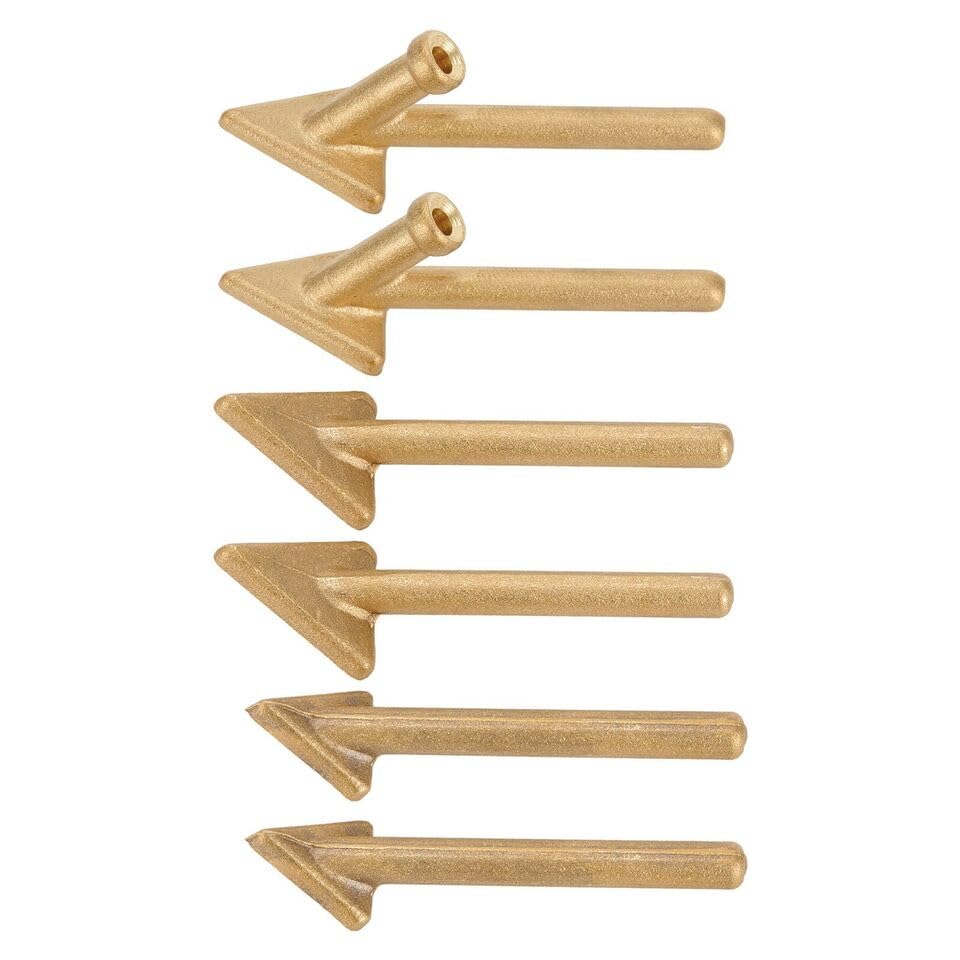 DREAWOO 6PCS Replacement Tips Fit for 80 Watt Iron Plastic Welding TPO/TEO/PP Auto Bumper