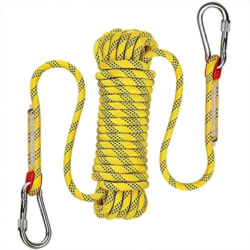 Climbing Rope Home Fire Emergency Escape Rope 10M 20M 30M Multifunctional Cord Safety Rope for Hiking Caving Camping Rescue Exploration and Engineering Protection. (10m)