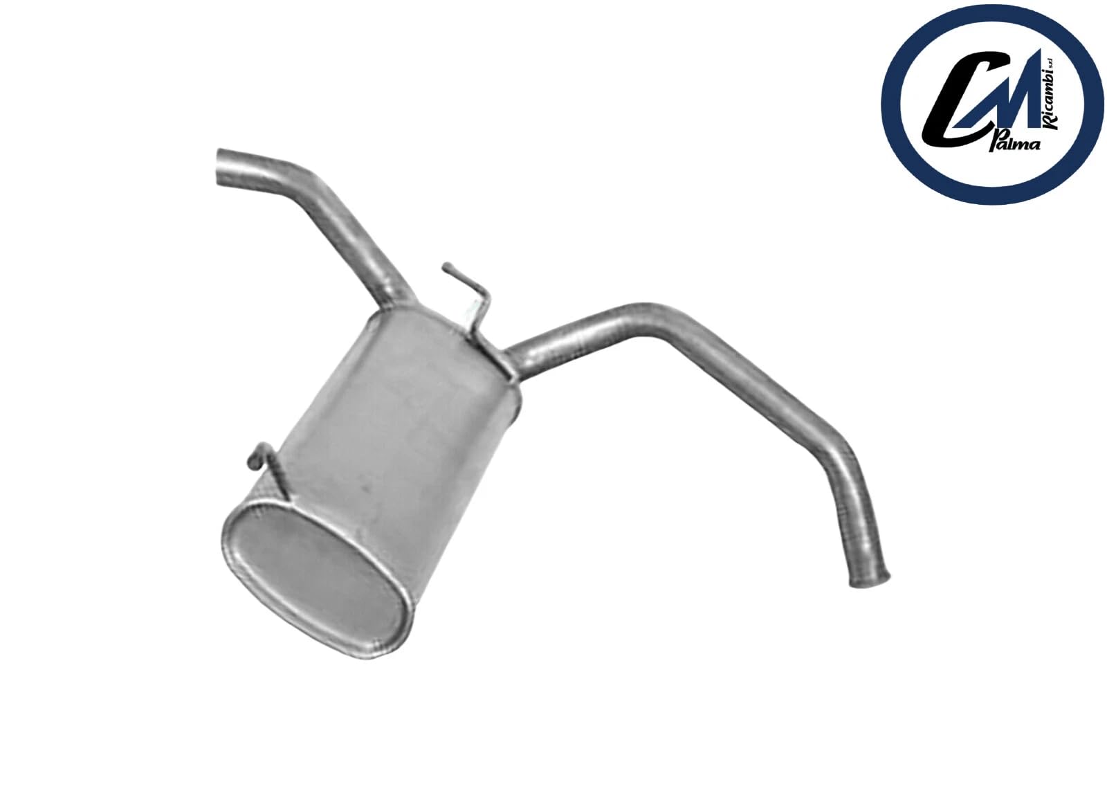 MARMITTA SILENZIATORE POSTERIORE PER TOYOTA AYGO B1, PEUGEOT 107, CITROEN C1 PM, PN 1.0 BENZINA
