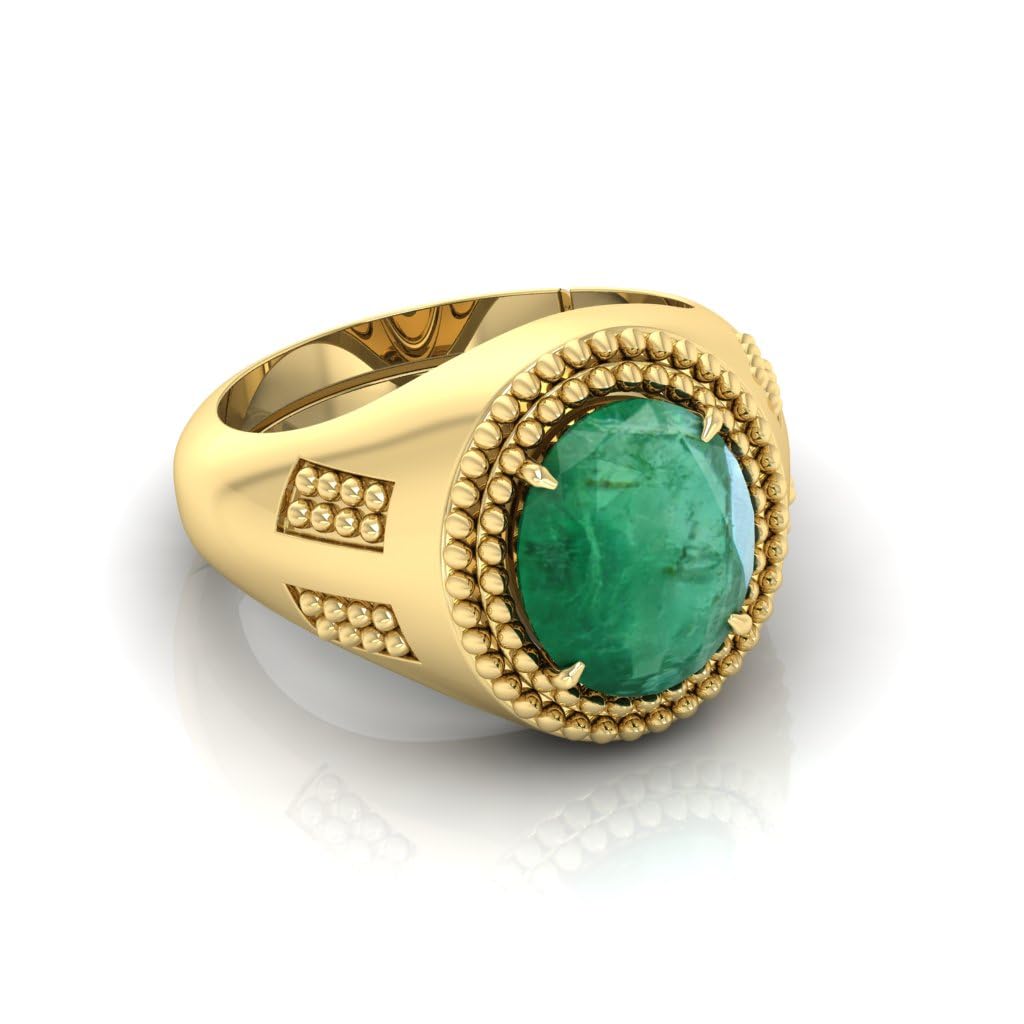 TODANI JEMS 10.25 Ratti 9.60 Carat Natural Panna Emerald Adjustable Ring With Lab Certificate (B09N41B19M) Amazon Price History, Amazon Price Tracker