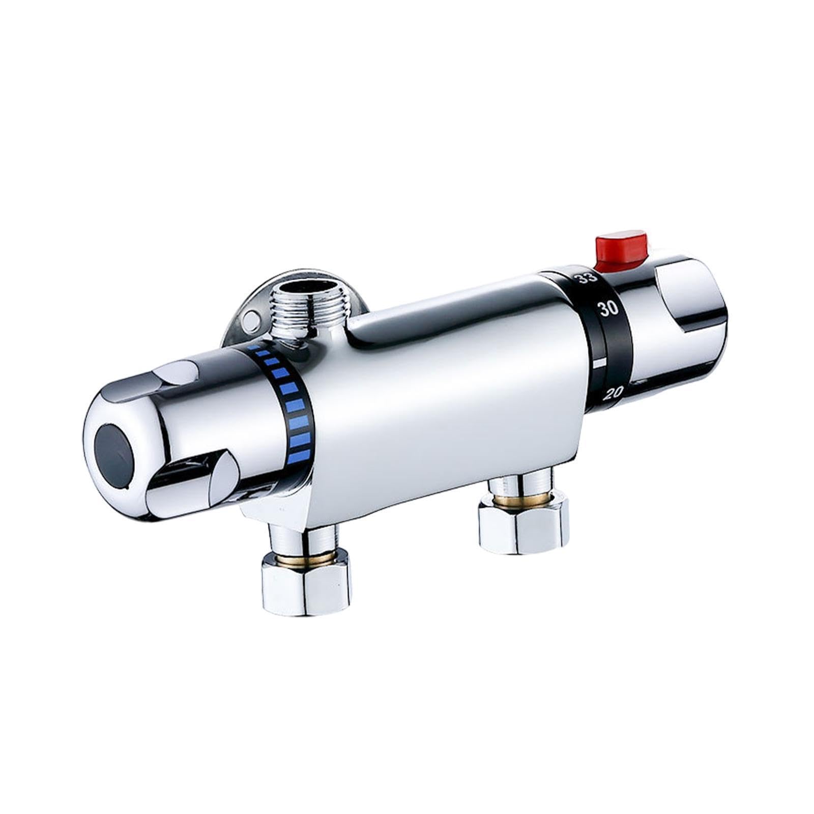CYDZSRA High Performance Easy to Install Thermostatic Valve Sturdy Shower Faucet Valve Reliable Bathroom Practical Replacement Components Replace High Performance Controlling