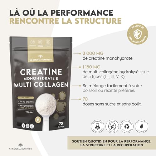 Testostérone Booster avec créatine monohydrate pour force et libido