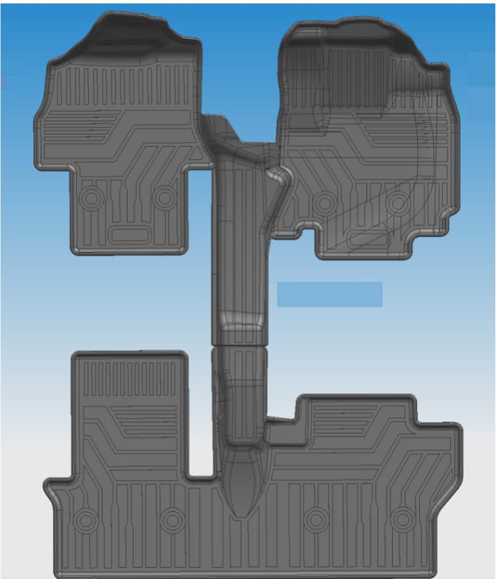 Cartist 新型 ダイハツ タント フロアマット 立体カーマット 3Dフロアマット 後期用 TANTO LA650S型 LA660S型 2022年10月~現行 立体構造 防水マット 滑り防止 耐汚れ 耐磨耗性 TPE素材 カスタムパーツ 車種専用設計 取付簡単 保護パーツ カー用品 アクセサリー 一列目 二列目用 4PSCセット オフロードパターン
