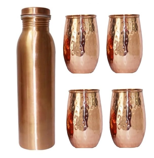Verre en cuivre pur BRACOP gaufré élégant pour l'art de la table