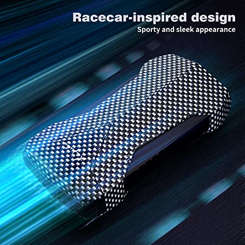 Torch Lighter Double Jet Flame Refillable Butane Lighter Windproof Lighter With Punch (Black Carbon Fiber Pattern) #TOP2