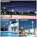 Leddictive 2 Pack LED Flood Lights Outdoor, 100W 10000LM Super Bright Floodlight Outside Work Light with 5.9FT Plug, IP65 Waterproof 6000K Outdoor LED Flood Light for Garage, Yard, Lawn, Garden