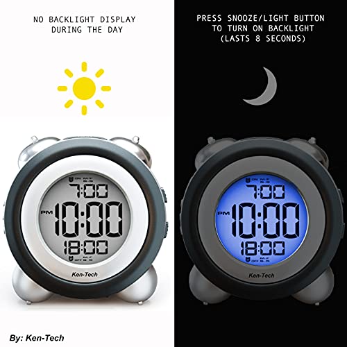 Sonnet SONNET-T-4689 Twin Bell Digital Alarm Clock thumb #4
