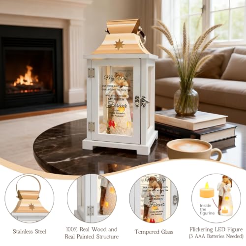 Gift for Wife, Best Mother's Day Valentines Day Anniversary Birthday Gifts Lantern for Wife Christmas - Image 3