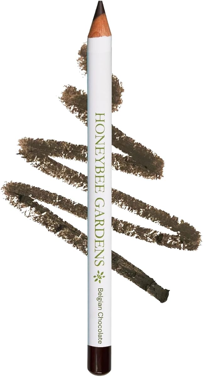 Honeybee Gardens Effortless Eyeliner Pencil, Belgian Chocolate, Long-Wearing