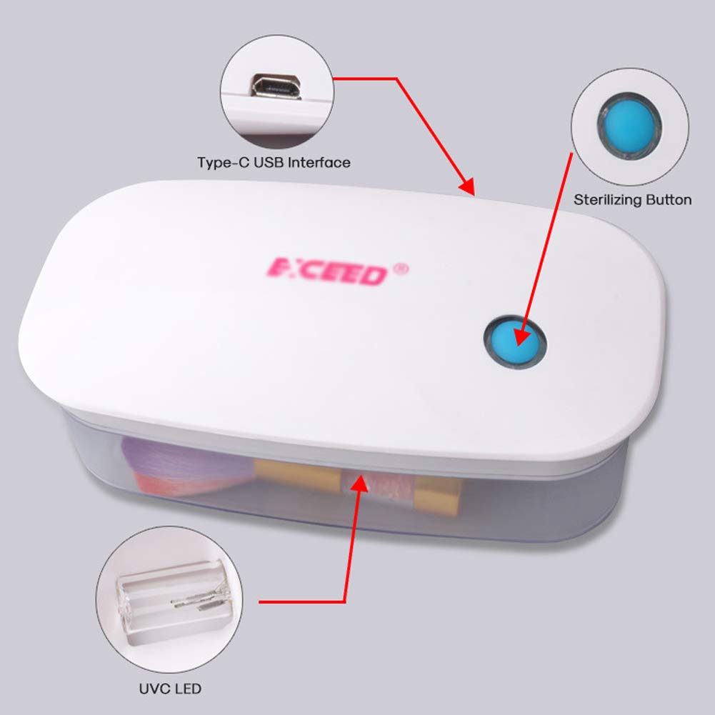 Scatola di disinfezione Sterilizzatore UV Scatola di disinfezione con ozono portatile a onda leggera per asciugamano per necessità quotidiane Nail Beauty Parrucchieri Catering
