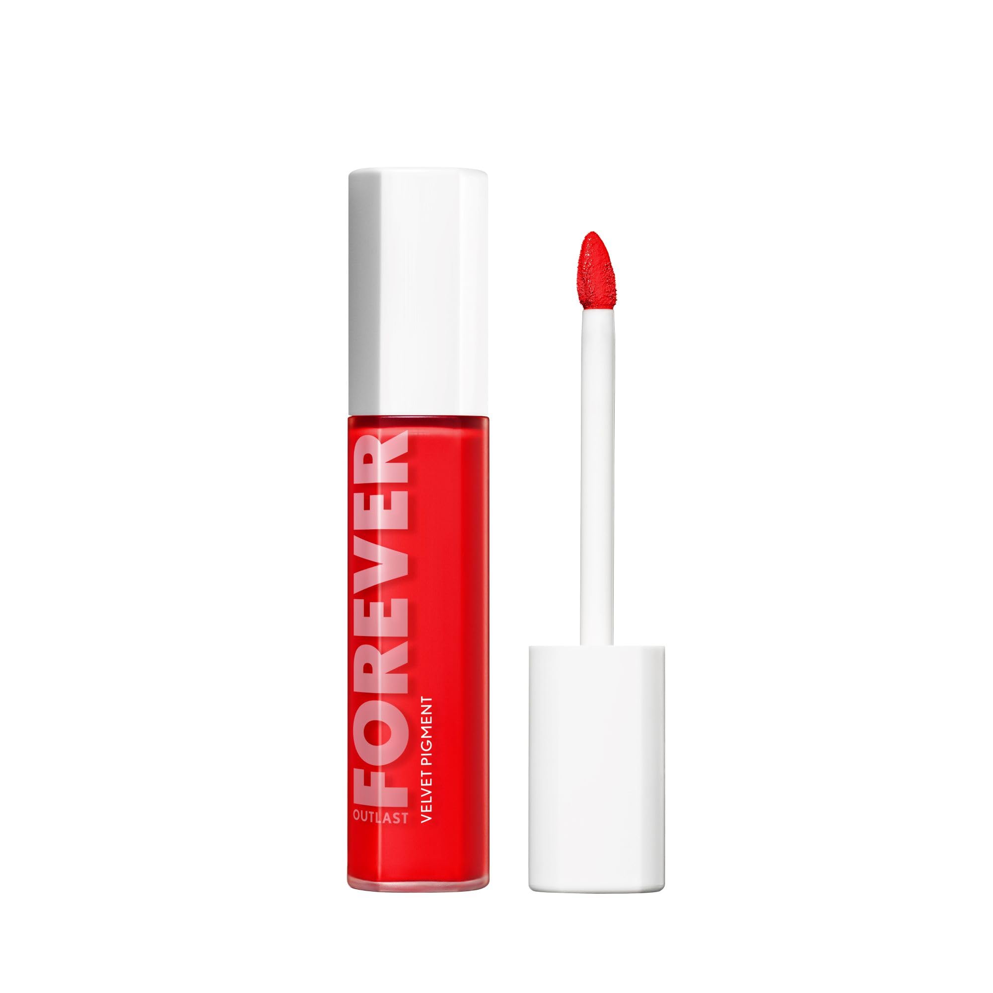 CoverGirl Outlast Forever Velvet Pigment, 450 Strawberry Hills, Matte Lipstick, Vegan Formula, Easy to Use, Glides on Effortlessly, Long-Lasting,