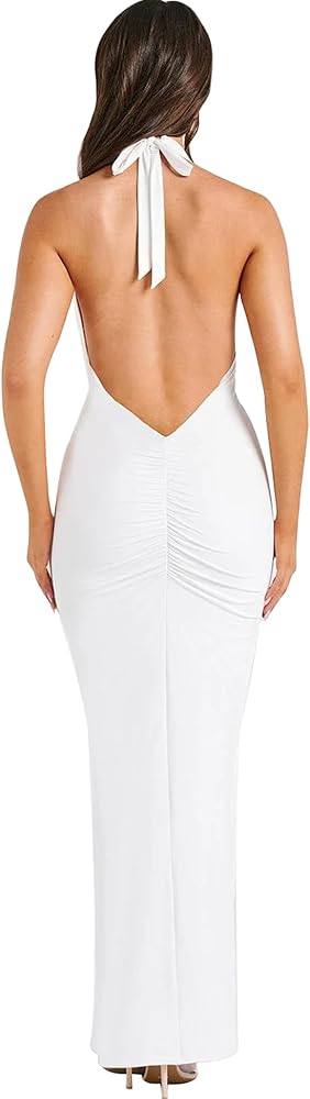 Amazon.com: SHESEEWORLD Women's Summer Sexy Deep V Halter Neck