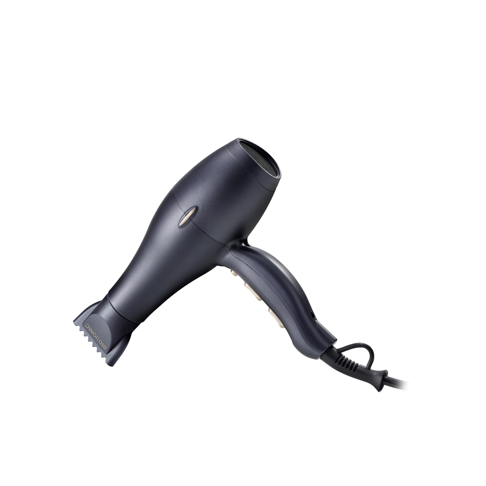 Bio Ionic GoldPro Hair Dryer, Blue, Moisturizing Heat Technology & 24K Gold MX, Ultra-Powerful 1875W AC Motor, Lightweight Blow Dryer with Ergonomic Handle, Multi-Speed Professional Hair Dryer