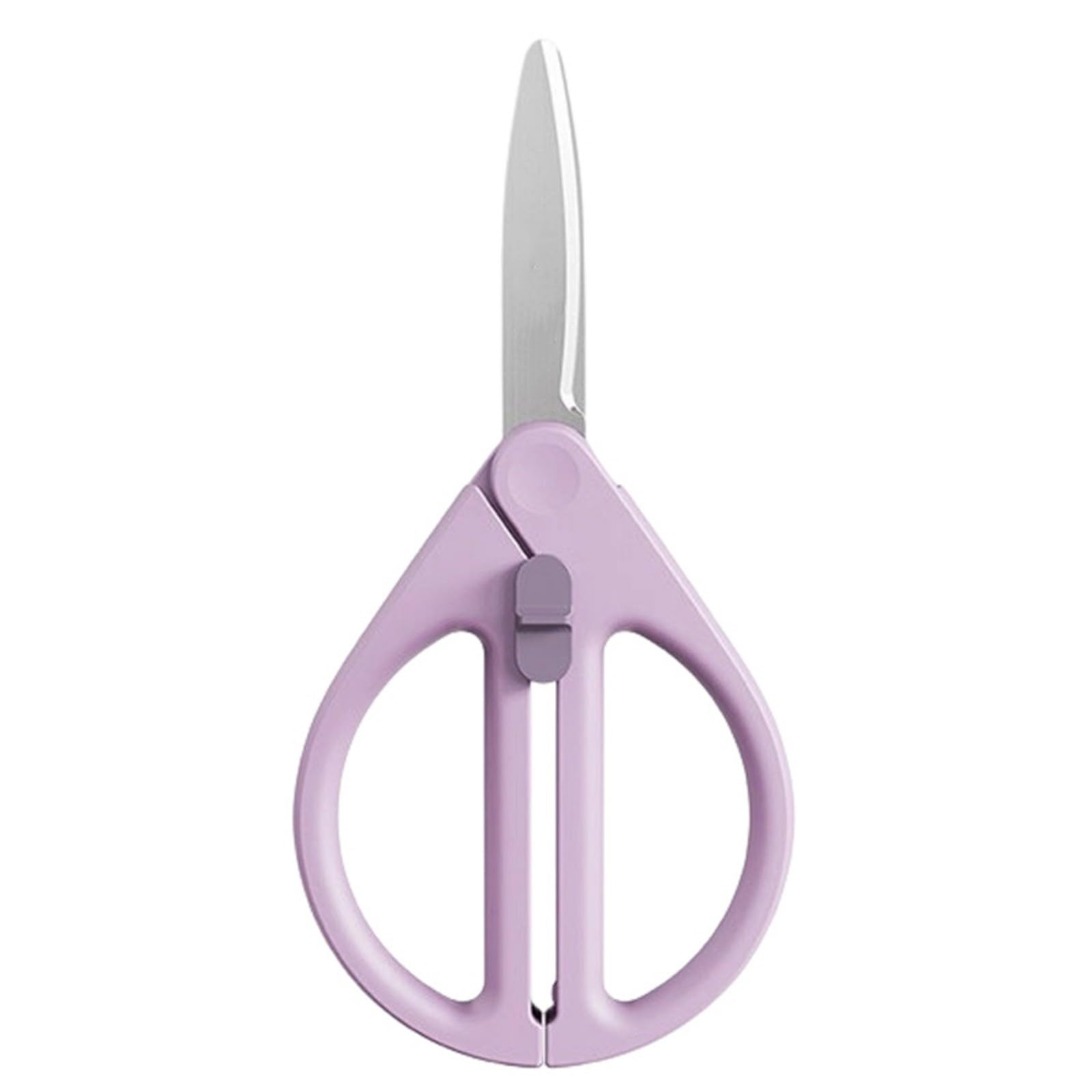 Artist Paper Cutting Scissors with Retractable Handle for Precises Paper Cutting and Crafting, 3 Color Option Retractable Handle Scissors