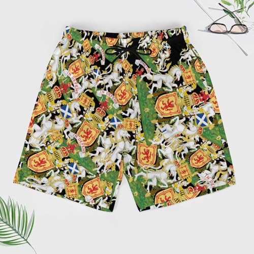 Pantalones cortos de playa Escocia hombre con bolsillos cómodos 4