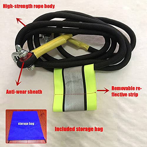 Ceinture de remorquage robuste 5T en polyester haute densité