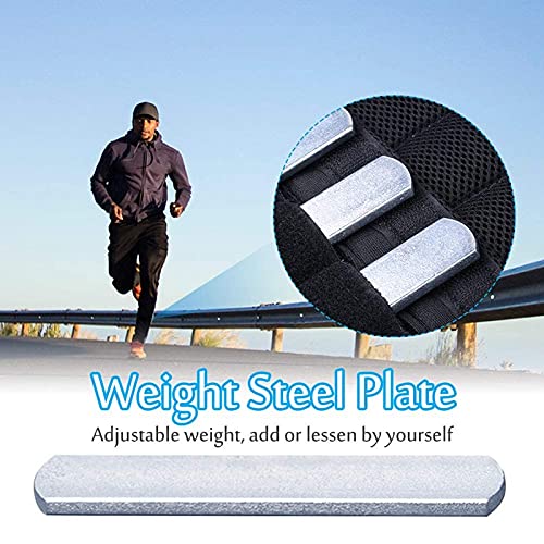 8 pezzi peso piastra in acciaio per gilet ponderato – Sport Fitness Accessori Antiruggine