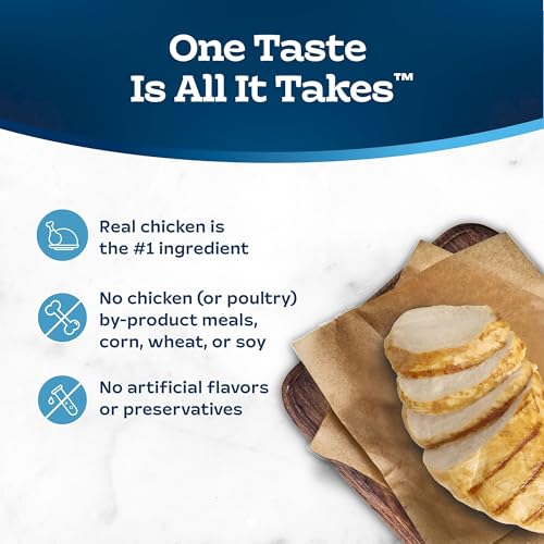 Image of Blue Buffalo Tastefuls Wet Food for Kittens, Made with Natural Ingredients, Chicken Pate Entree, 3oz Cans, 4Pack Trial Size