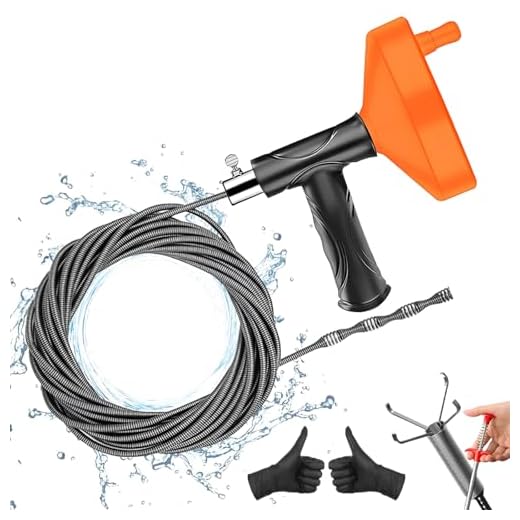 33 Feet Drain Snake Auger Tool