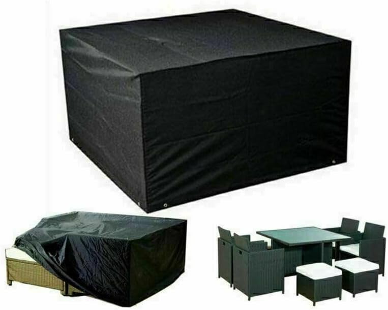 Waterproof Garden Patio Furniture cover for Rattan Table Sofa Bench Cube Outdoor
