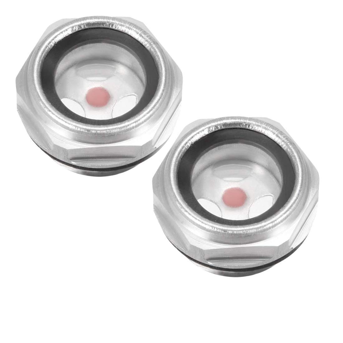 Raccord Compresseur Laiton G1/2 Mâle - Verre De Visée D'huile Avec Joint Torique, Uxcell