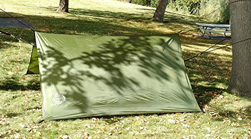 River Country Products Open Air Trekker Tent Shelter, Backpacking Shelter, Hammock Rain Fly Green