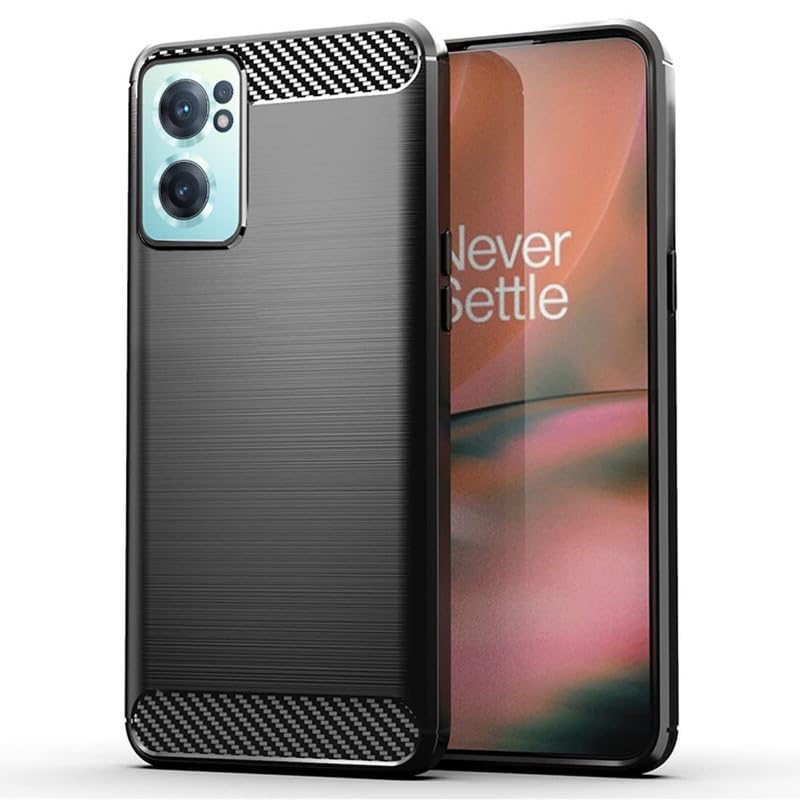 Image of Hybrid Carbon Fiber Back Case for OnePlus Nord CE 2 (Black)